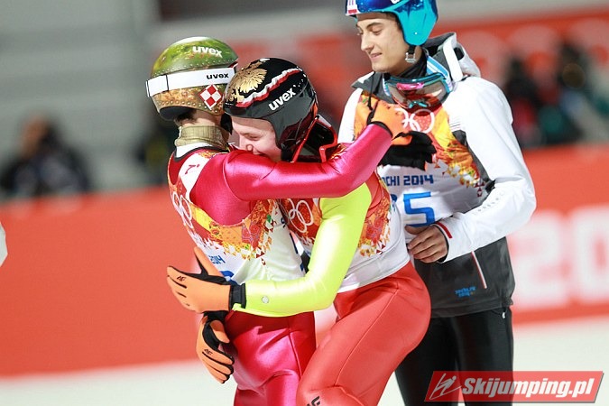 100 Kamil Stoch, Jan Ziobro, Maciej Kot